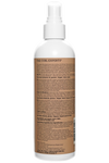 Rear view of a bottle of Curl Shaper Bounce Back Reactivating Mist on white background